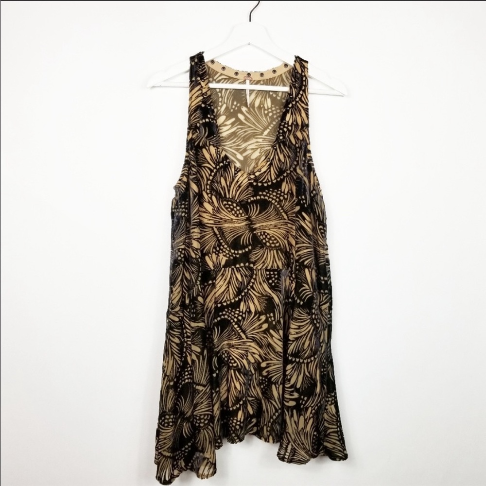 Free People Ellie Burn Out Tunic Dress - Picture 3 of 6